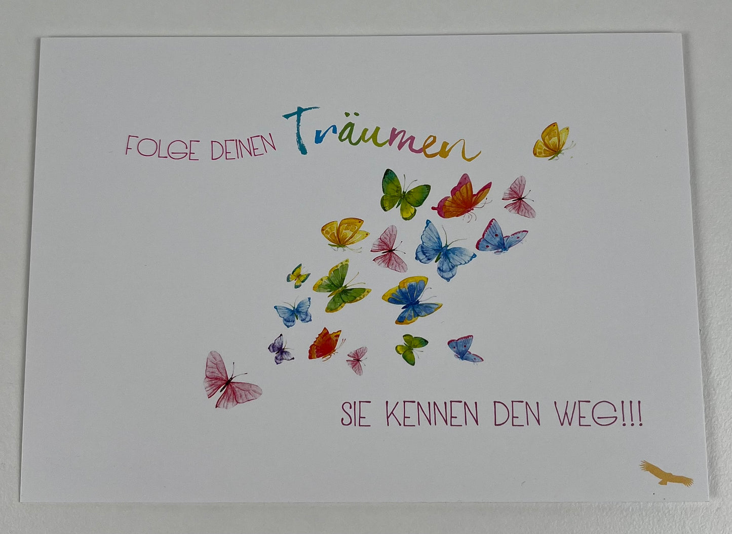 Hochwertige Postkarten, die Freude schenken