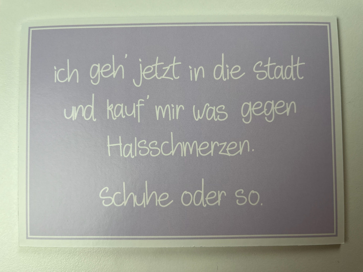 Hochwertige Postkarten, die Freude schenken