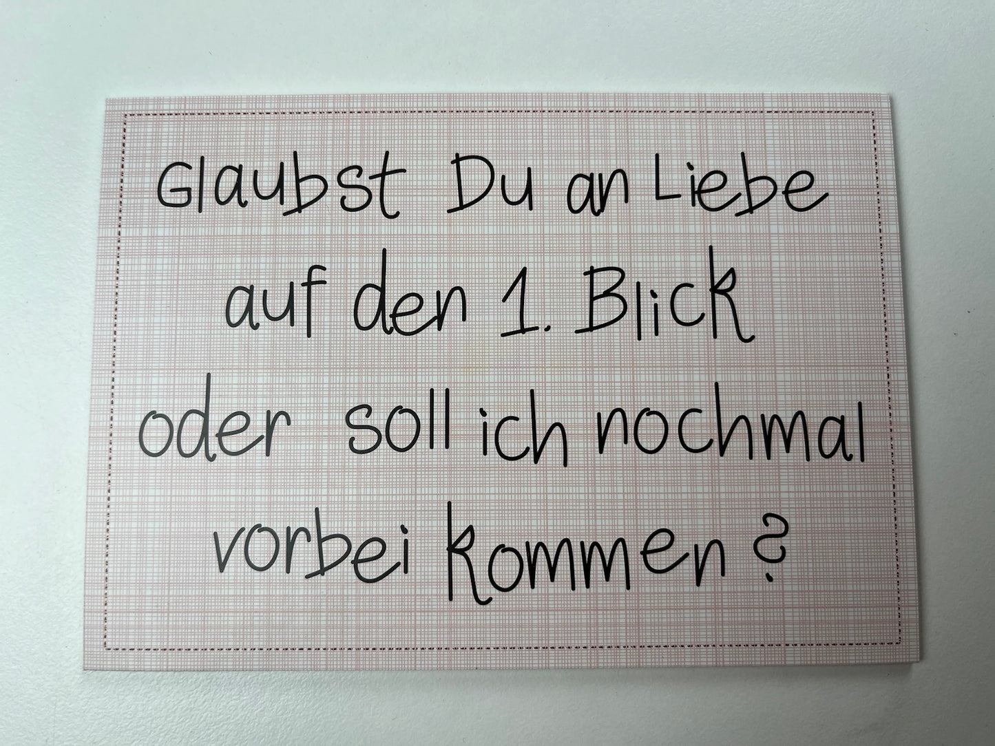 Hochwertige Postkarten, die Freude schenken