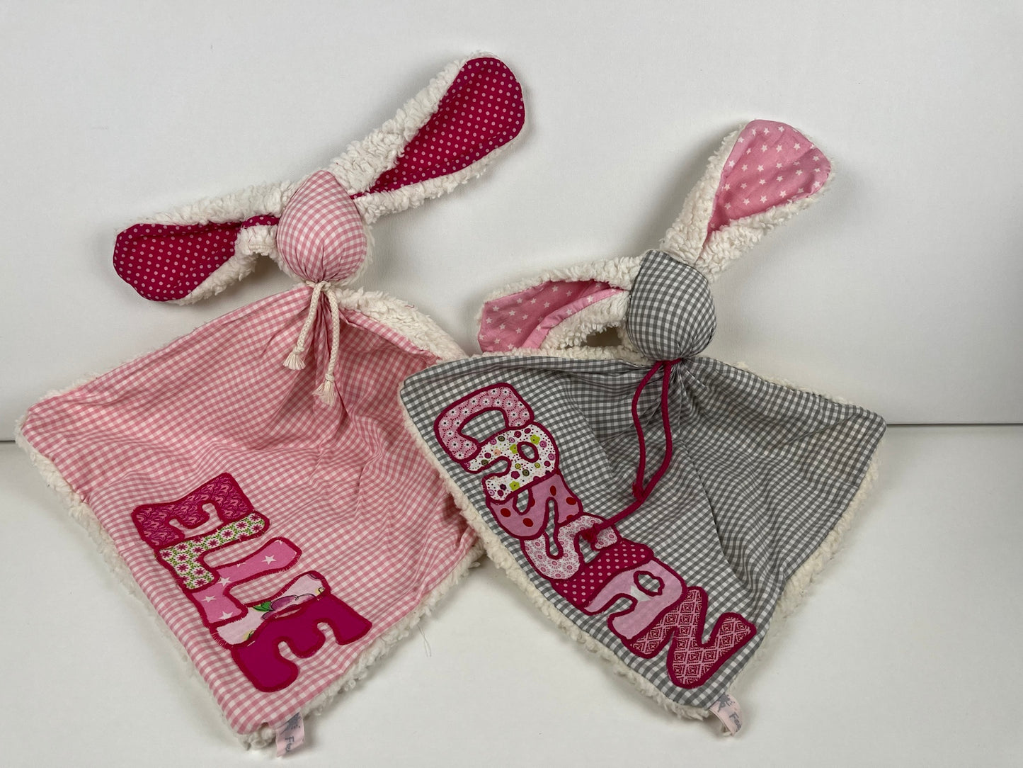 Schmusehase mit Name veredelt