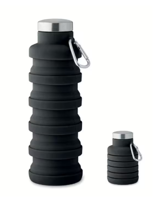 Faltbare Flasche schwarz