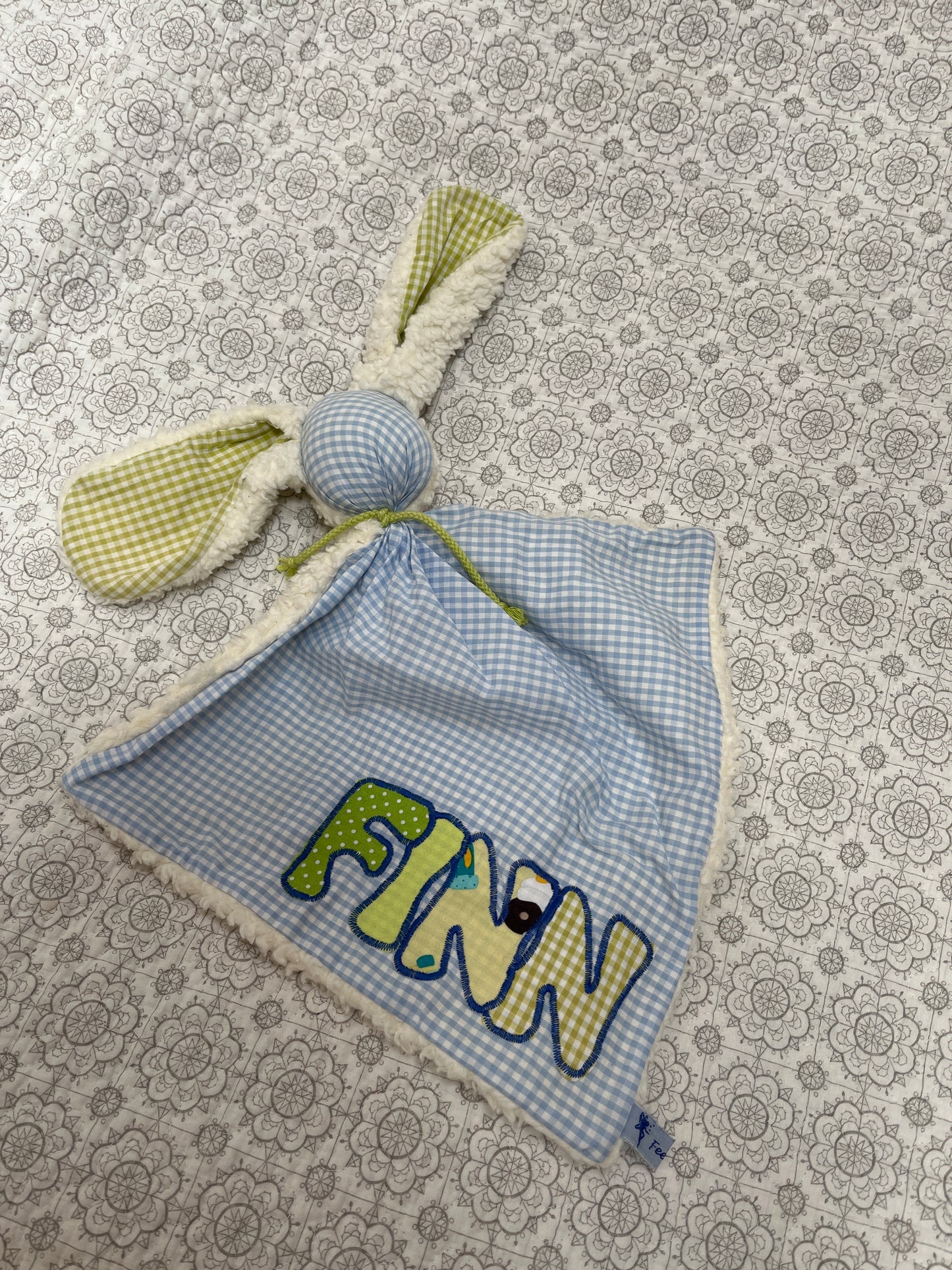 Schmusehase mit Name veredelt