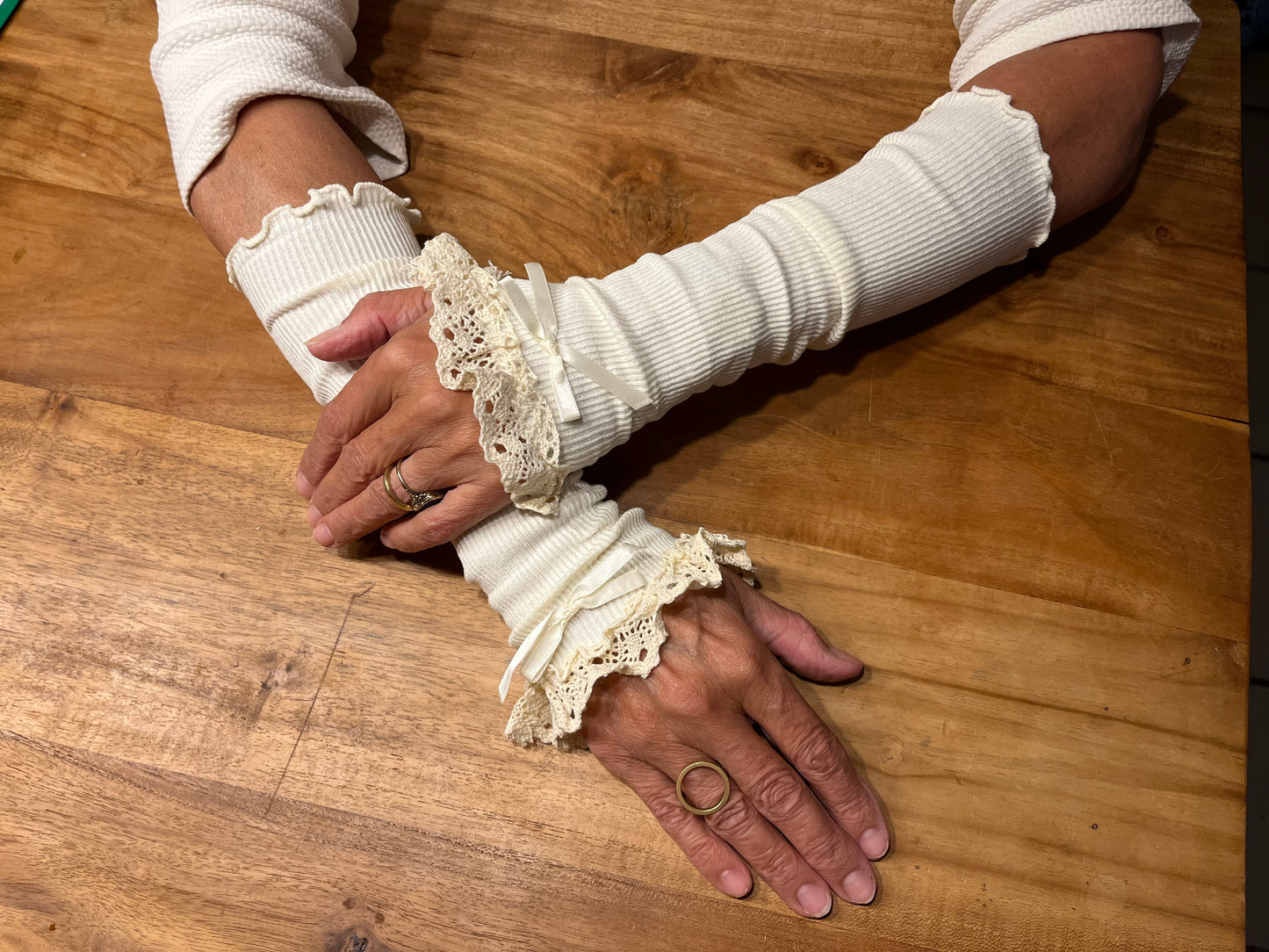 Handstuplen "Sie sind der meinung das ist Spitze"