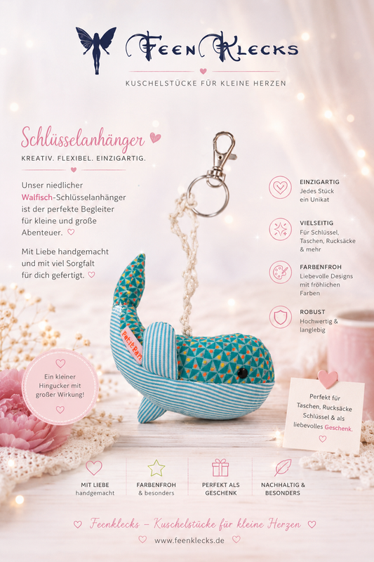 Schlüsselanhänger "Wal"