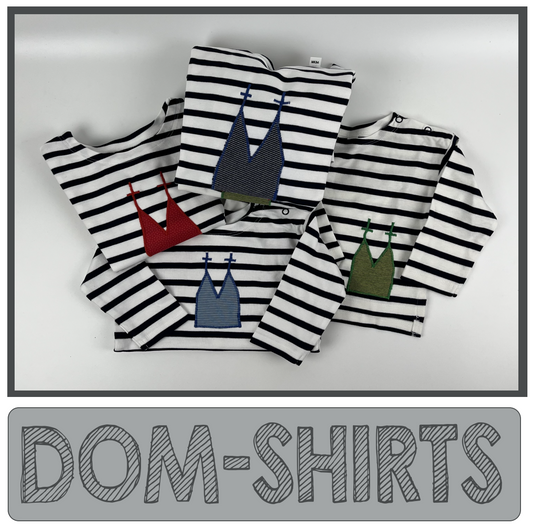 Starbild Ringelshirt mit Dom-Applikation