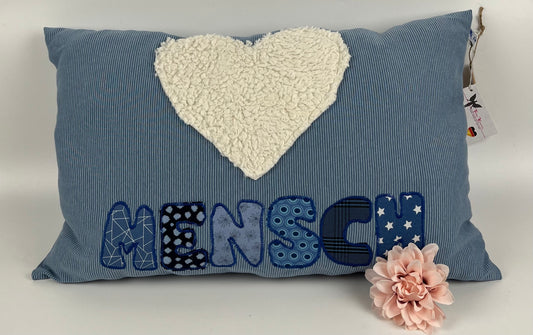 Du bist mein Herz-Mensch Kissen