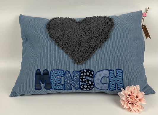 Du bist mein Herz-Mensch Kissen