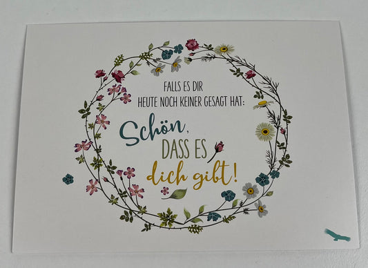 Hochwertige Postkarten, die Freude schenken