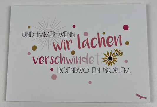 Hochwertige Postkarten, die Freude schenken