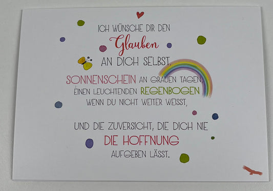 Hochwertige Postkarten, die Freude schenken