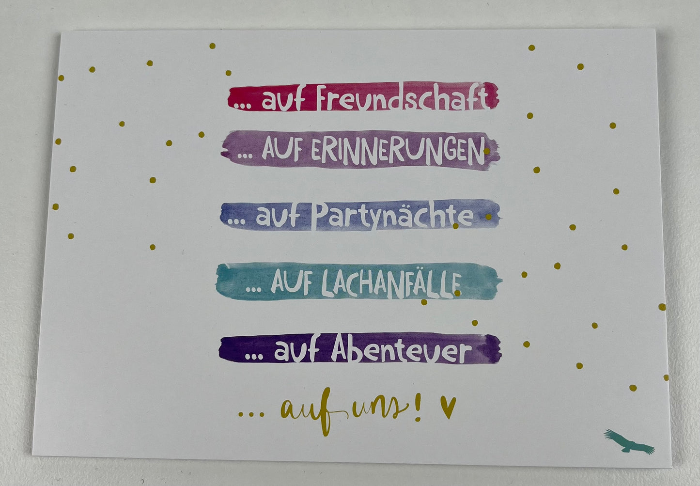 Hochwertige Postkarten, die Freude schenken