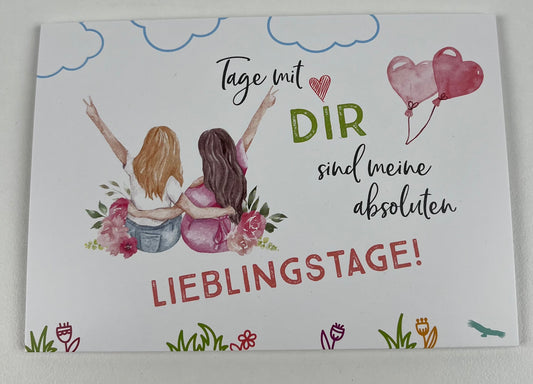 Hochwertige Postkarten, die Freude schenken