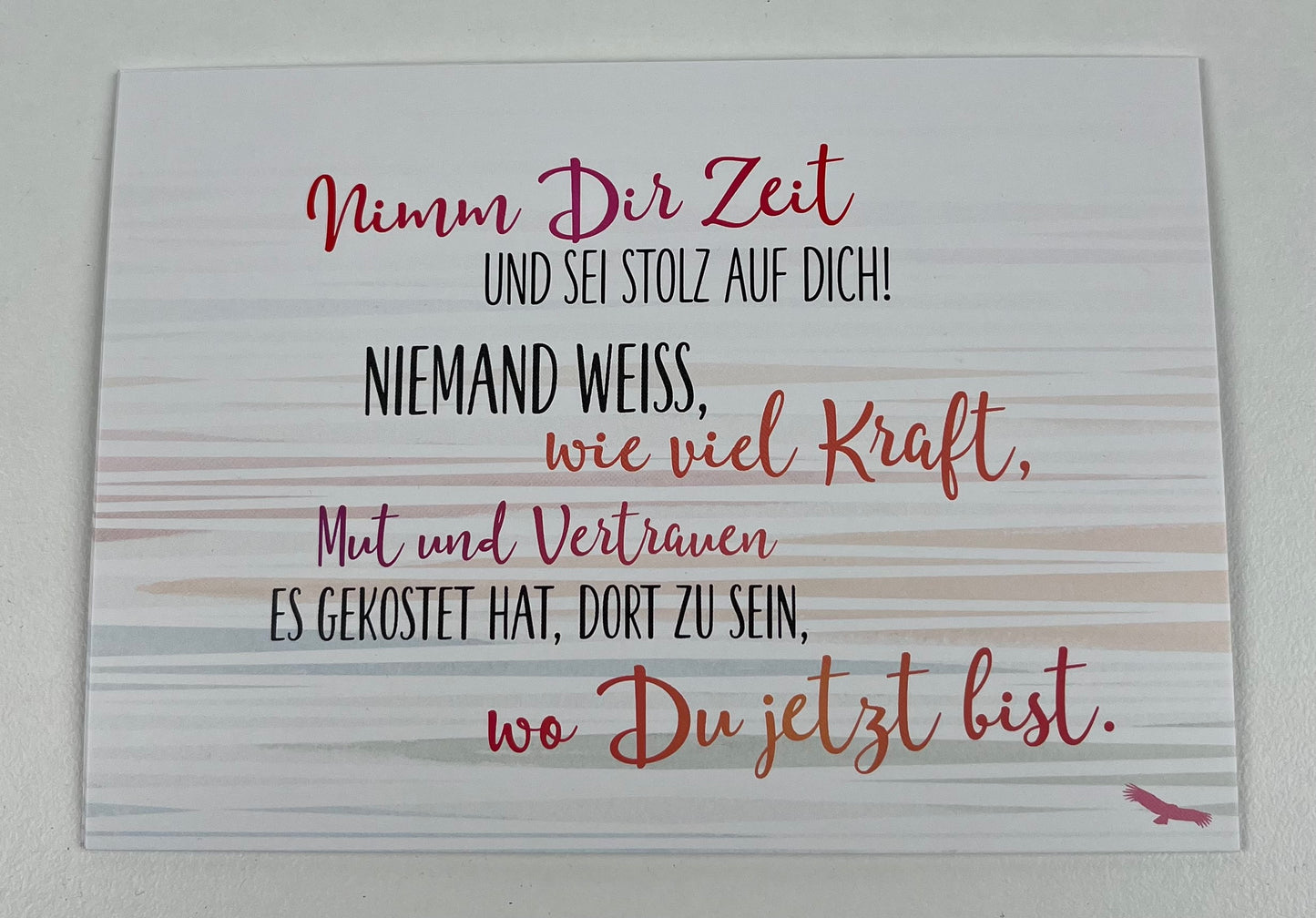 Hochwertige Postkarten, die Freude schenken