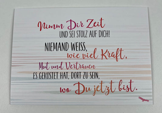 Hochwertige Postkarten, die Freude schenken