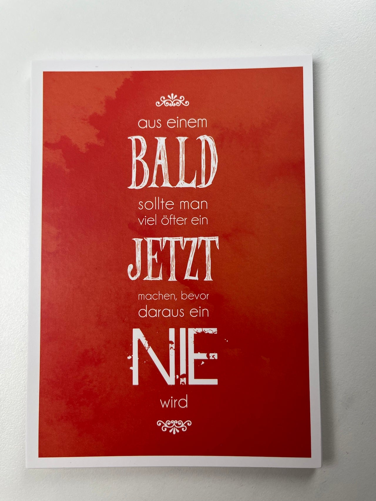 Hochwertige Postkarten, die Freude schenken