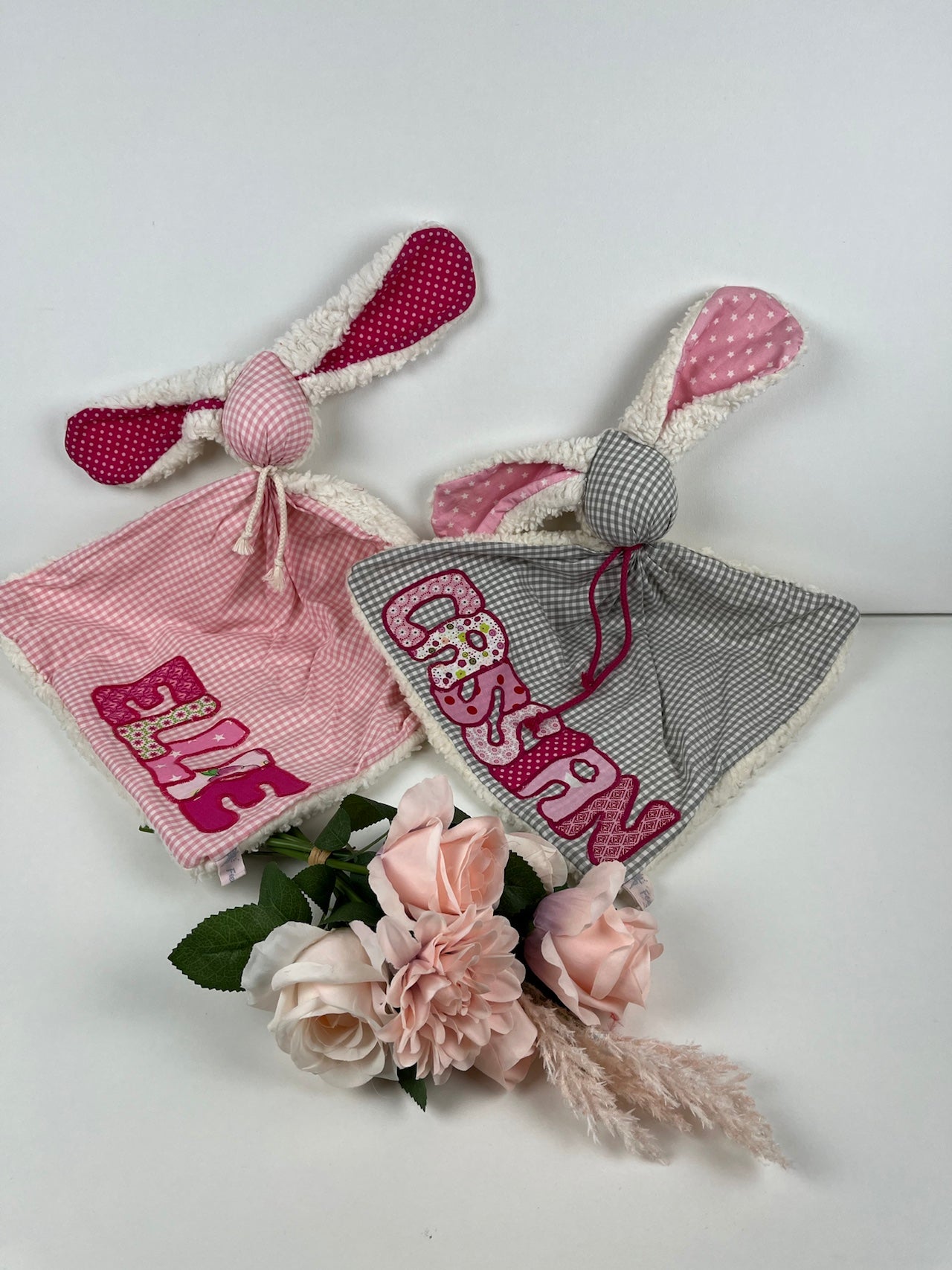 Schmusehase mit Name veredelt