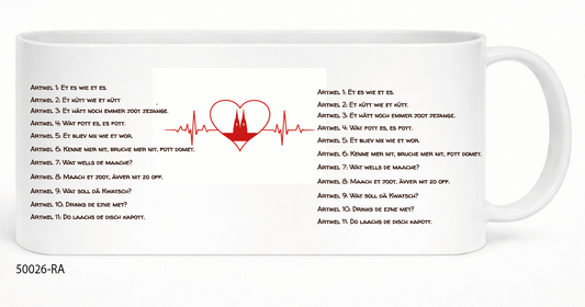 Die "TASSE" mit Herz 50026-RA