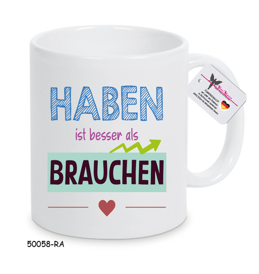 Die "TASSE" mit Herz 50058-RA