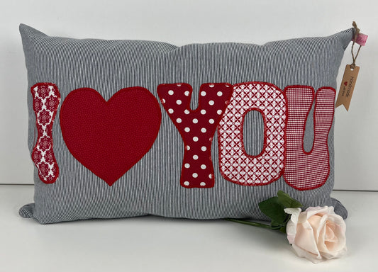 Kissen "I (Herz) you"