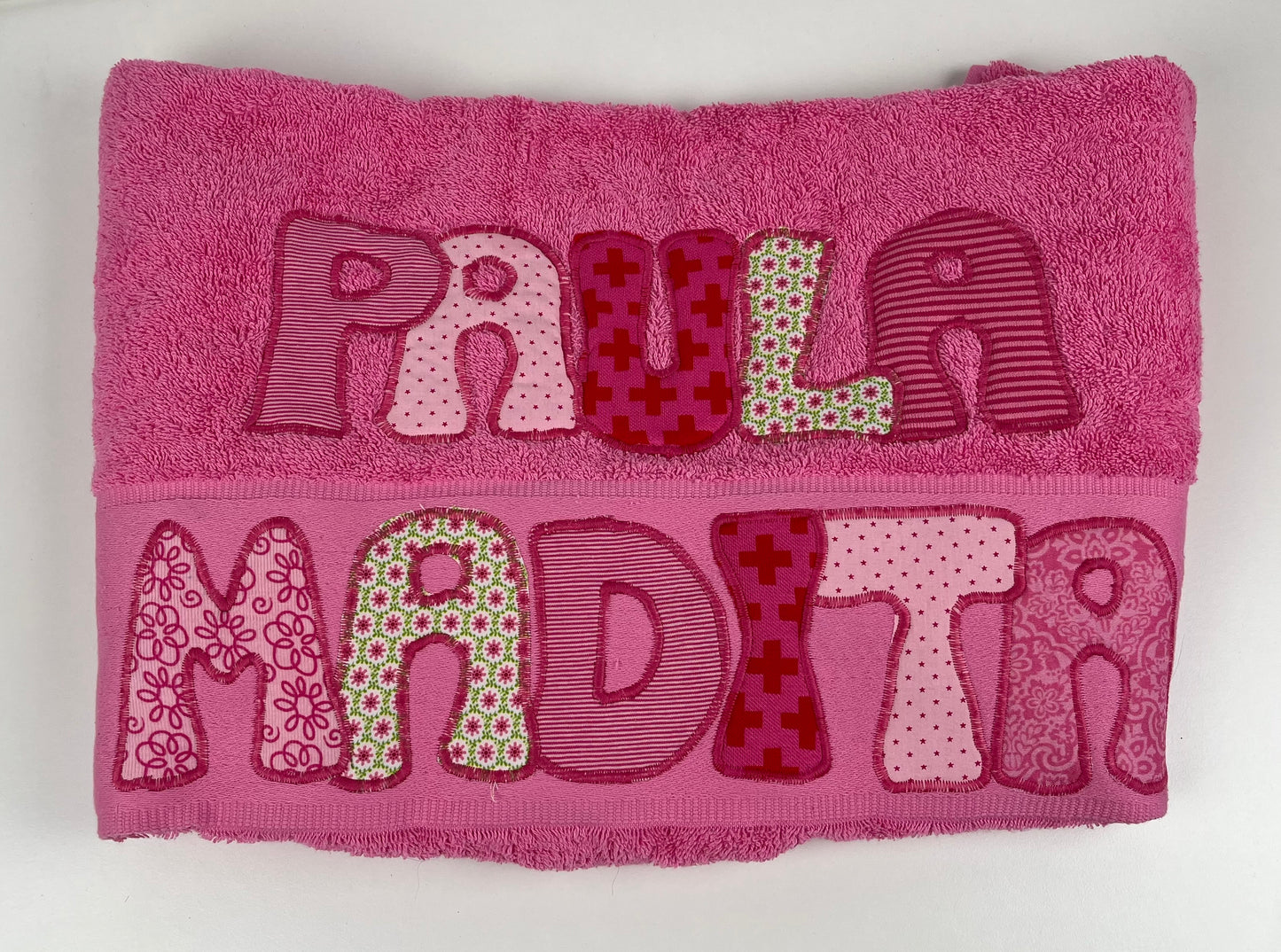 Handtuch mit Namen "Personalisiert"