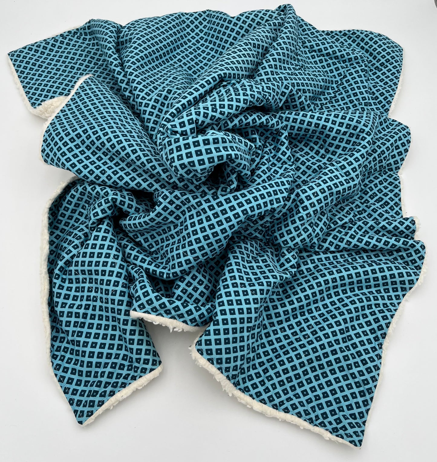 Kissendecke- Zauberdecke groß Raute